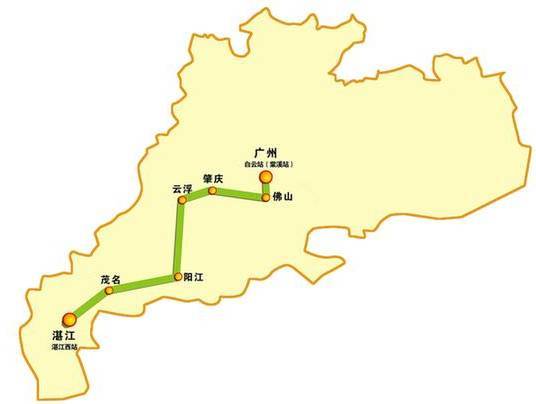 湛江首条高铁6月开通!广州-湛江3小时可达!