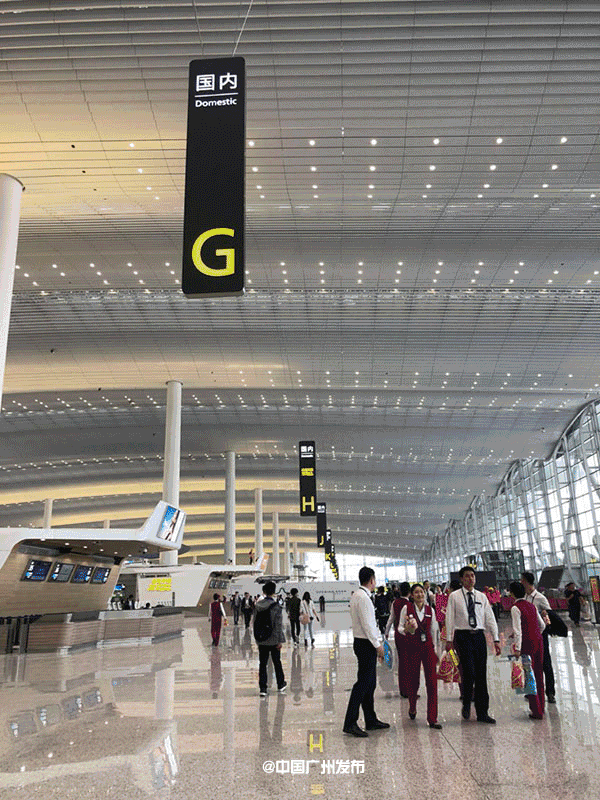今日,广州白云机场2号航站楼正式启动!怎么登机看这里.