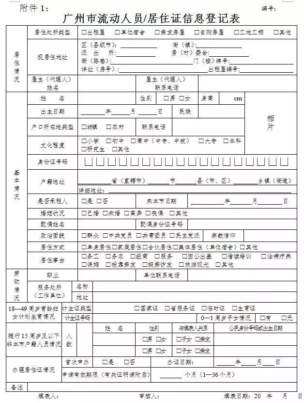 居住人口信息登记表_明年入学家长请注意 本月底南山 龙华租赁备案要截止了(3)